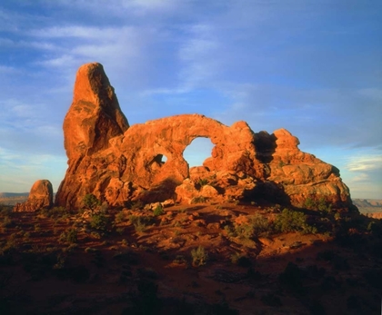 Picture of USA, UTAH, ARCHES NP ARCHES AT SUNSET