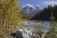 Picture of CANADA, BC, LANDSCAPE OF MT ROBSON AND STREAM