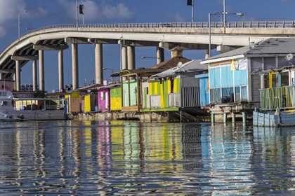 Picture of BAHAMAS, NASSAU VENDORS SHACKS IN POTTERS COVE