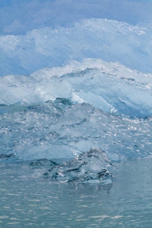 Picture of USA, ALASKA, ENDICOTT ARM BLUE ICE AND ICEBERGS