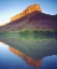 Picture of UT, SUNLIGHT ON A MESA WITH THE COLORADO RIVER