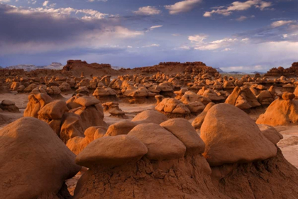 Picture of USA, UTAH VIEW OF GOBLIN VALLEY SP AT SUNSET