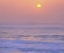 Picture of USA, OREGON SUN SETTING OVER THE PACIFIC OCEAN