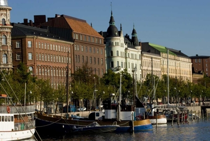 Picture of FINLAND OVERVIEW OF HELSINKI FROM HARBOR