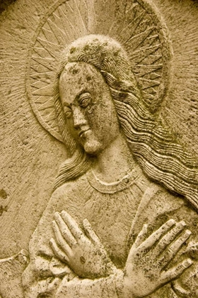 Picture of POLAND, GDANSK BAS RELIEF OF RELIGIOUS ICON