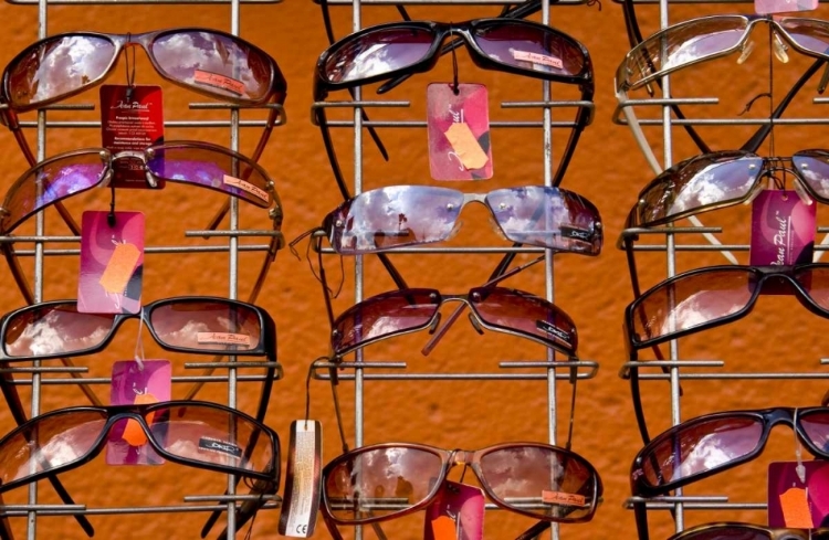 Picture of POLAND, GDANSK SUNGLASSES ON DISPLAY IN SHOP
