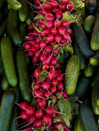 Picture of FINLAND, HELSINKI PRODUCE AT AN OUTDOOR MARKET