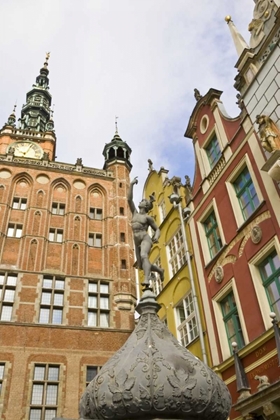 Picture of POLAND, GDANSK TOWN HALL BUILDINGS IN OLD TOWN