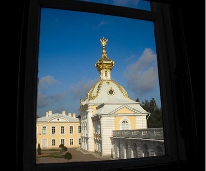 Picture of RUSSIA, ST PETERSBURG VIEW OF PETERHOF PALACE