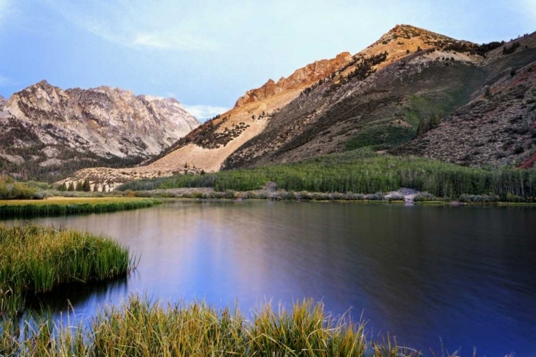 Picture of CALIFORNIA, BISHOP NORTH LAKE AT SUNRISE