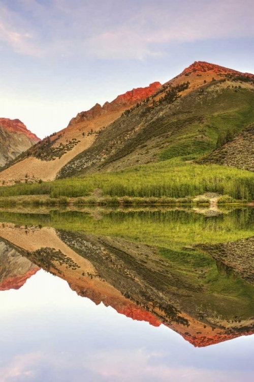 Picture of CALIFORNIA, BISHOP NORTH LAKE AT SUNRISE