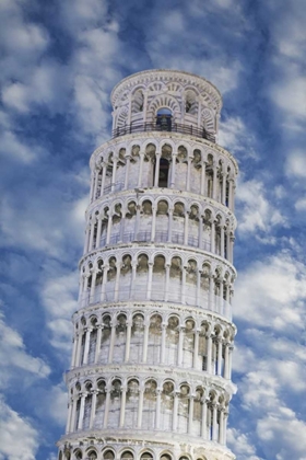 Picture of ITALY, PISA TOP PART OF THE LEANING TOWER