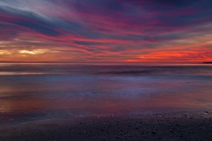 Picture of NEW JERSEY, CAPE MAY SUNRISE ON OCEAN SHORE