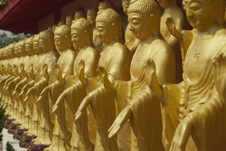 Picture of TAIWAN, FOUKUANGSHAN TEMPLE, STANDING BUDDHA