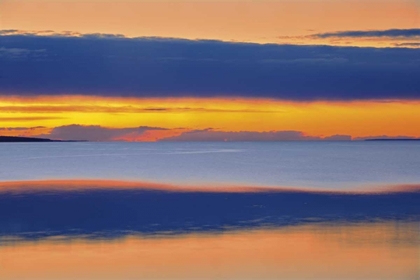Picture of CANADA, ALBERTA LESSER SLAVE LAKE AT SUNSET