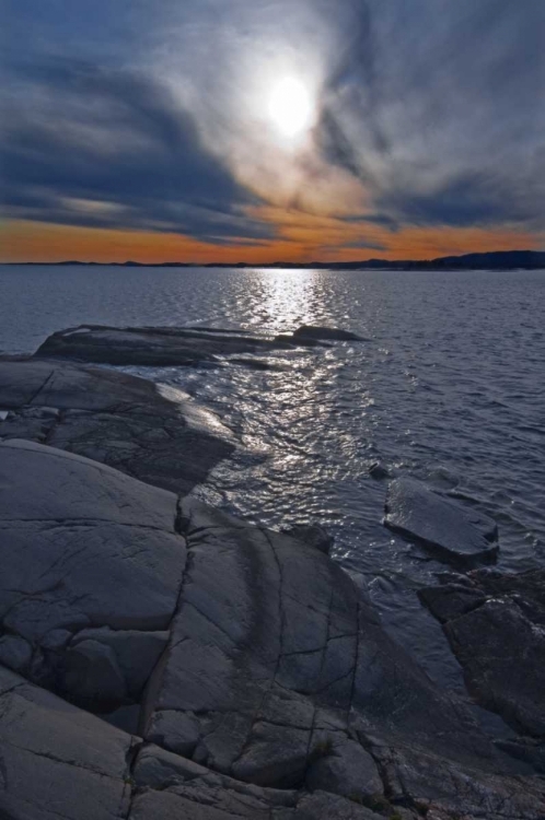 Picture of CANADA, ONTARIO STORM FRONT ON GEORGIAN BAY