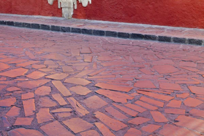 Picture of MEXICO LIGHT REFLECTING ON STREET STONES