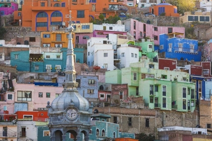 Picture of MEXICO, GUANAJUATO VIEW OF CITY BUILDINGS