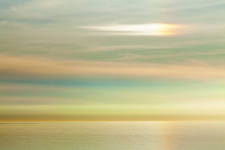 Picture of USA, CALIFORNIA, LA JOLLA SUNSET ON OCEAN