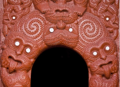 Picture of NEW ZEALAND, ROTORUA TRADITIONAL MAORI CARVING