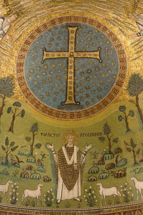 Picture of ITALY, RAVENNA CHURCH OF ST APOLLINARE MOSAIC