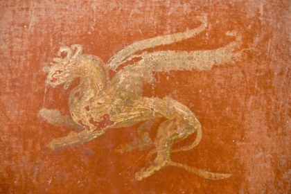 Picture of ITALY, POMPEII GRYPHON IN FULLERY OF STEPHANUS