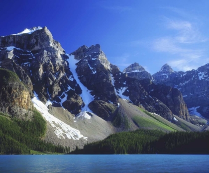 Picture of CANADA, ALBERTA, BANFF NP, MORAINE LAKE