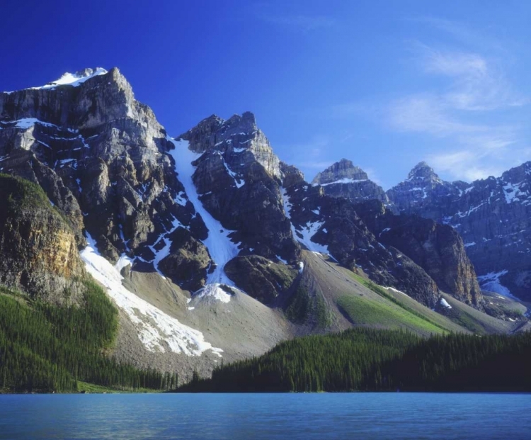 Picture of CANADA, ALBERTA, BANFF NP, MORAINE LAKE