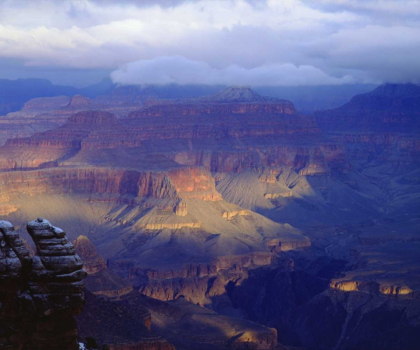 Picture of USA, ARIZONA, GRAND CANYON NP IN WINTER
