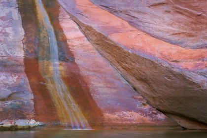 Picture of UTAH, GLEN CANYON NRA WATERFALL IN BOWNS CANYON
