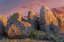 Picture of NEW MEXICO, CITY OF ROCKS SP SUNSET ON BOULDERS