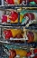 Picture of USA, OREGON, GARIBALDI STACKED CRAB POTS ON DOCK