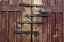 Picture of MEXICO DETAIL OF WOODEN DOOR WITH FOUR LOCKS