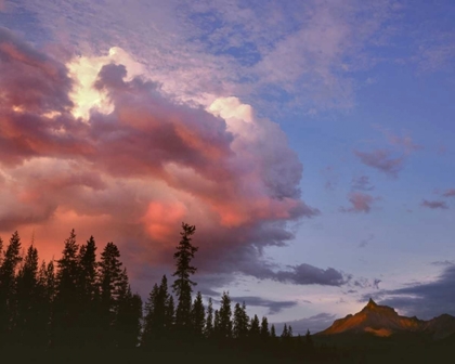 Picture of OREGON, UMPQUA NF STORM APPROACHING MT THIELSEN