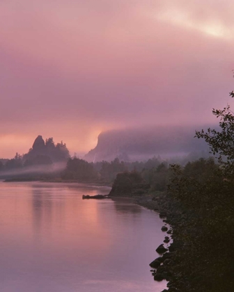 Picture of OR, COLUMBIA GORGE NSA FOG ALONG COLUMBIA RIVER