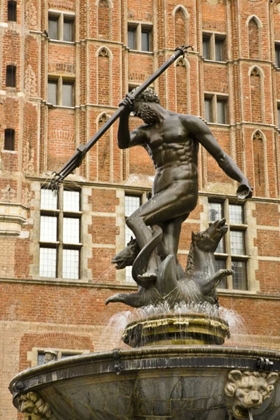 Picture of POLAND NEPTUNE FOUNTAIN IN FRONT OF ARTUS COURT