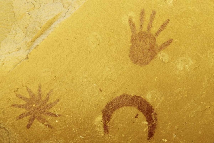 Picture of UT PICTOGRAPHS BY THE PUEBLO PENASCO RUIN