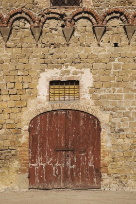 Picture of ITALY, BUONCONVENTO WOODEN FORTIFIED GATE