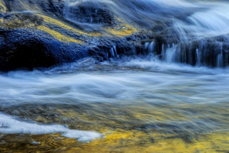 Picture of NY, ADIRONDACK MTS STREAM AT BUTTERMILK FALLS