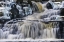 Picture of PA, WATERFALL FLOWS PAST ROCKS IN CHILDS PARK