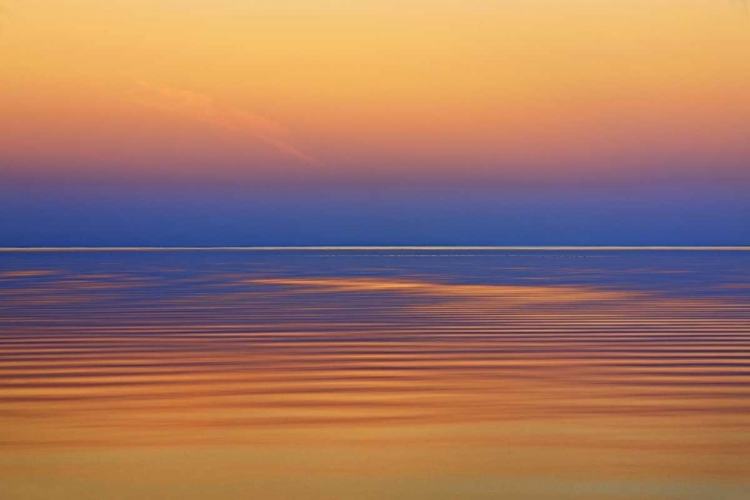 Picture of CANADA, MATLOCK LAKE WINNIPEG AFTER A SUNSET