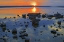 Picture of CANADA, BRUCE PENINSULA SUNSET ON BERFORD LAKE