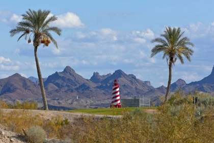 Picture of AZ, LAKE HAVASU CITY LIGHTHOUSE BY GOLF COURSE