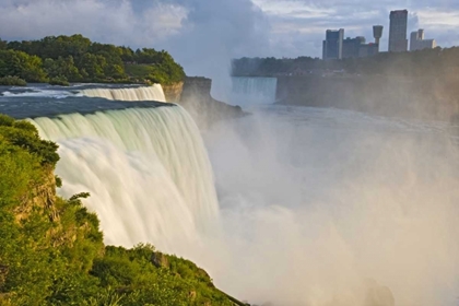 Picture of NY, NIAGARA FALLS AMERICAN FALLS IN FOREGROUND