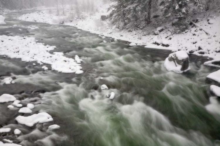 Picture of WA, LEAVENWORTH RAPIDS ON WENATCHEE RIVER