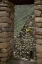 Picture of PERU, MACHU PICCHU LOOKING THOUGH WINDOW RUINS