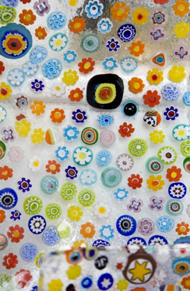 Picture of ITALY, VENICE COLORFUL MILLEFIORI GLASS DETAILS