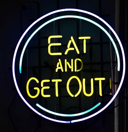 Picture of ILLINOIS, CHICAGO HUMOROUS NEON SIGN AT A DINER