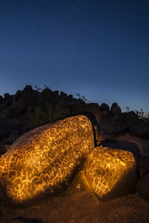 Picture of ARIZONA, PAINTED ROCKS ROCKS WITH PETROGLYPHS