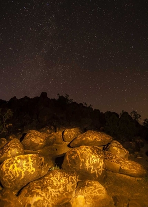 Picture of ARIZONA, PAINTED ROCKS ROCKS WITH PETROGLYPHS